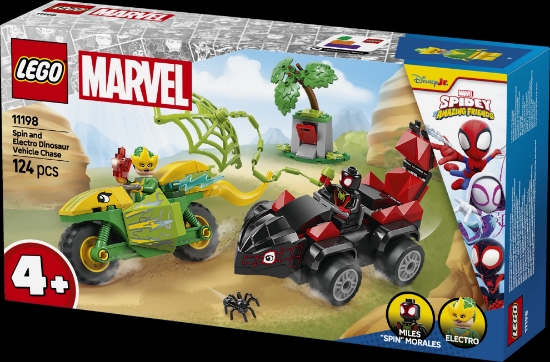 Slika LEGO® SPIDEY 11198 Spin i Electro u dinosaurskim vozilima