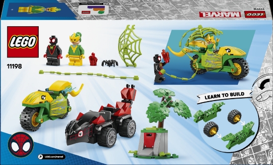 Slika LEGO® SPIDEY 11198 Spin i Electro u dinosaurskim vozilima