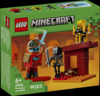 Slika LEGO® MINECRAFT® 21266 Bitka uz lavu Nethera