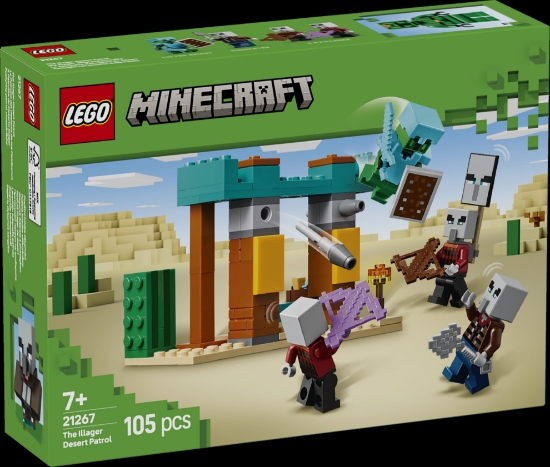 Slika LEGO® MINECRAFT® 21267 Illageri u pustinjskoj patroli