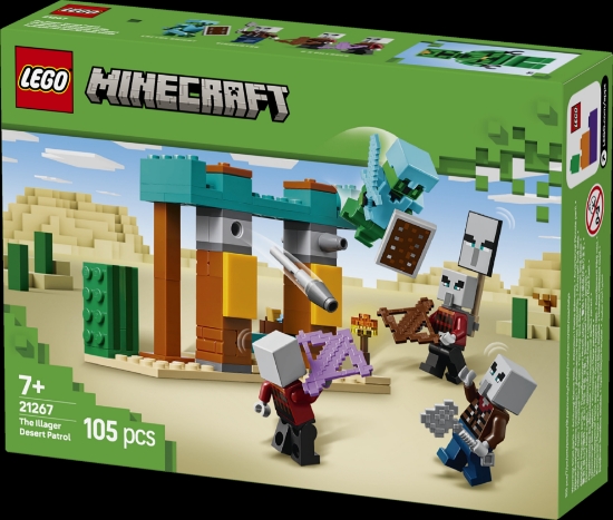 Slika LEGO® MINECRAFT® 21267 Illageri u pustinjskoj patroli