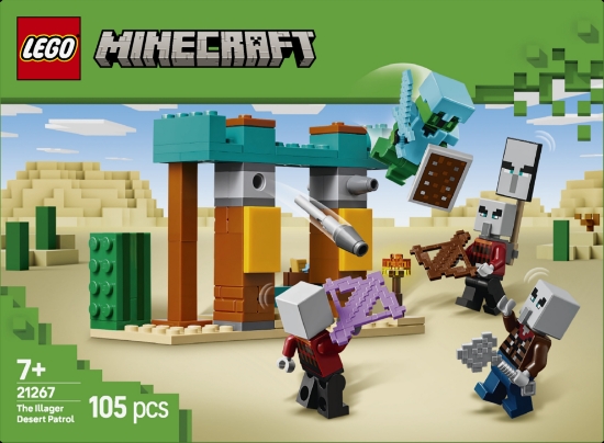 Slika LEGO® MINECRAFT® 21267 Illageri u pustinjskoj patroli