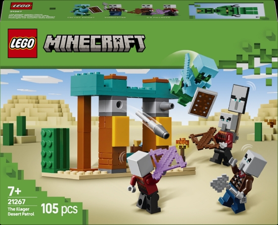 Slika LEGO® MINECRAFT® 21267 Illageri u pustinjskoj patroli