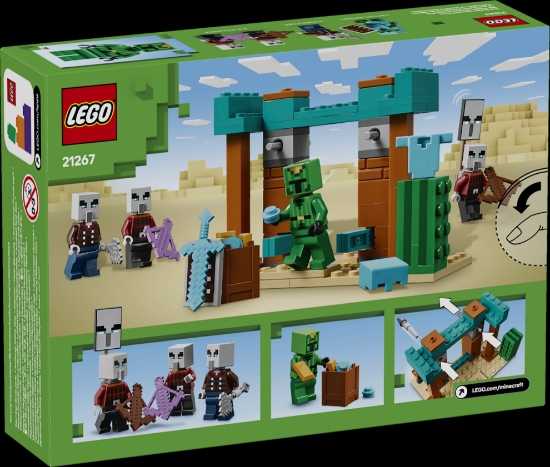 Slika LEGO® MINECRAFT® 21267 Illageri u pustinjskoj patroli