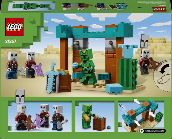 Slika LEGO® MINECRAFT® 21267 Illageri u pustinjskoj patroli
