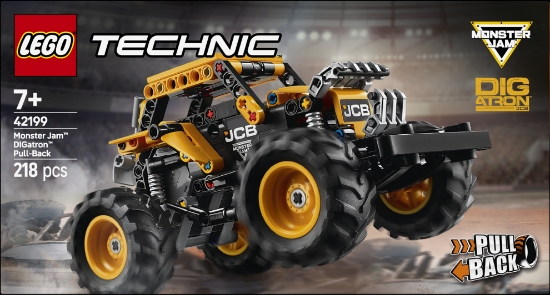 Slika LEGO® TECHNIC™ 42199 Monster Jam™ DIGatron™ na povlačenje
