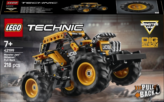Slika LEGO® TECHNIC™ 42199 Monster Jam™ DIGatron™ na povlačenje