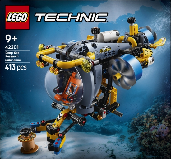 Slika LEGO® TECHNIC™ Podmornica za istraživanje morskih dubina 42201 