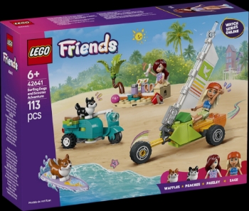 Slika LEGO® FRIENDS 42641 Pustolovina na skuteru sa psima surferima