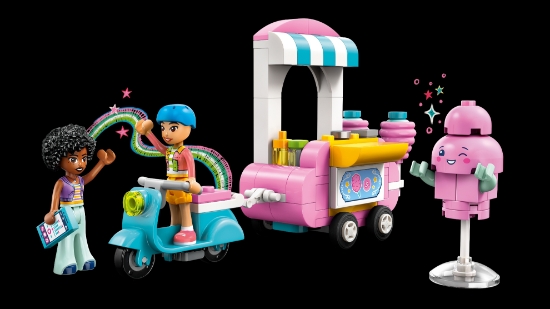 Slika LEGO® FRIENDS Štand sa šećernom vunom i skuter 42643 
