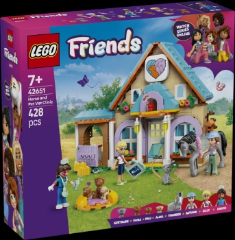 Slika LEGO® FRIENDS 42651 Veterinarska klinika za konje i ljubimce
