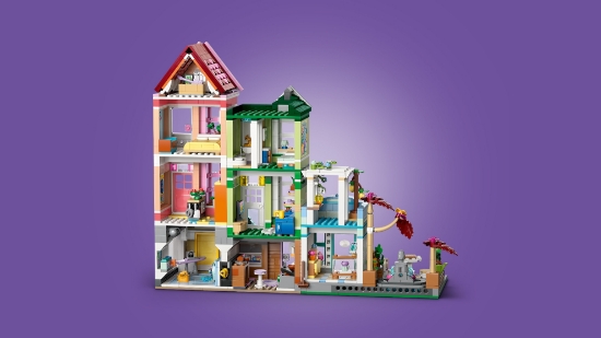 Slika LEGO® FRIENDS 42670 Stanovi i trgovine u Heartlakeu