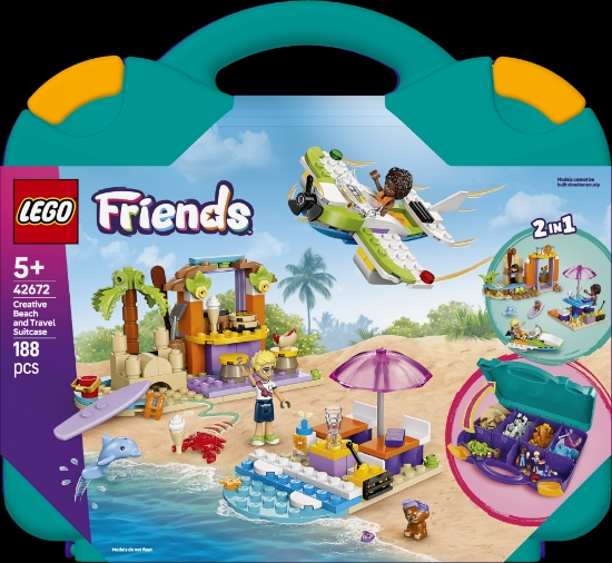 Slika LEGO® FRIENDS Kreativni kovčeg za plažu i putovanja 42672 