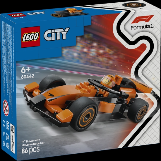 Slika LEGO® CITY 60442 Vozač utrka F1® s trkaćim autom McLaren