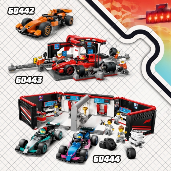 Slika LEGO® CITY 60442 Vozač utrka F1® s trkaćim autom McLaren