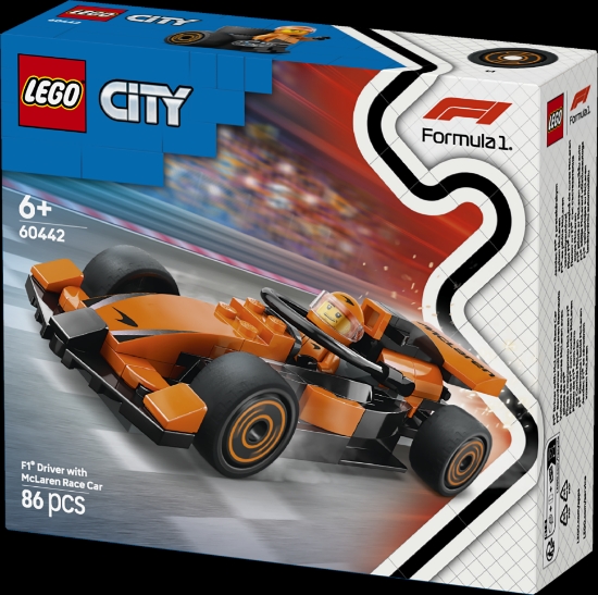 Slika LEGO® CITY 60442 Vozač utrka F1® s trkaćim autom McLaren