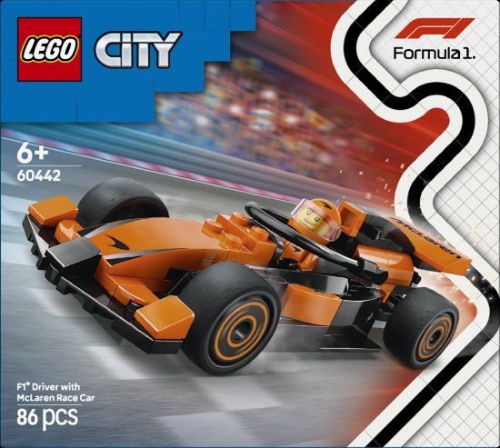 Slika LEGO® CITY 60442 Vozač utrka F1® s trkaćim autom McLaren