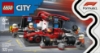 Slika LEGO® CITY 60443 Boks i posada za F1® s autom Ferrari