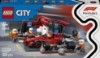 Slika LEGO® CITY 60443 Boks i posada za F1® s autom Ferrari