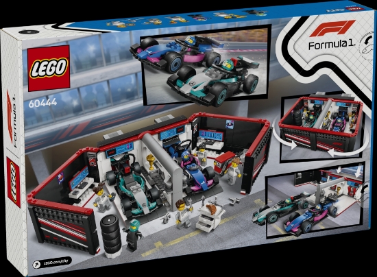 Slika LEGO® CITY Garaža za F1® s autima Mercedes-AMG i Alpine 60444 