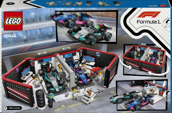 Slika LEGO® CITY Garaža za F1® s autima Mercedes-AMG i Alpine 60444 
