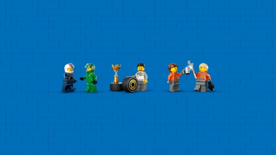 Slika LEGO® CITY 60445 Kamion za F1® s autima RB20 i AMR24 za F1®
