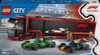 Slika LEGO® CITY 60445 Kamion za F1® s autima RB20 i AMR24 za F1®
