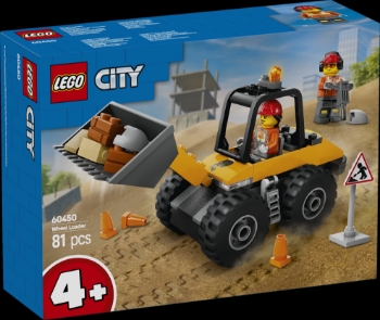 Slika LEGO® CITY Žuti građevinski utovarivač s kotačima 60450 