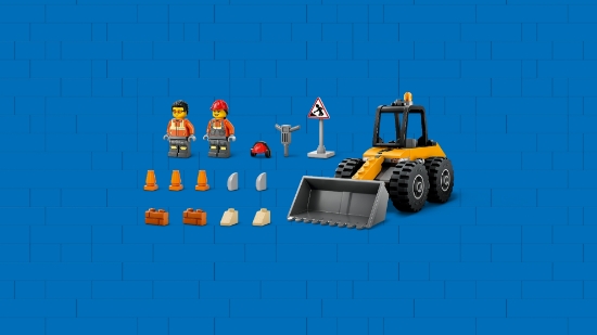 Slika LEGO® CITY Žuti građevinski utovarivač s kotačima 60450 