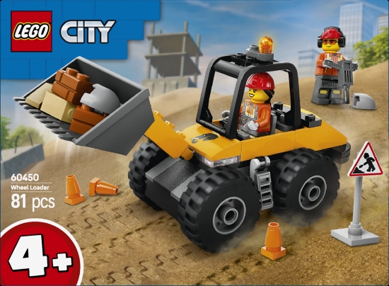 Slika LEGO® CITY Žuti građevinski utovarivač s kotačima 60450 