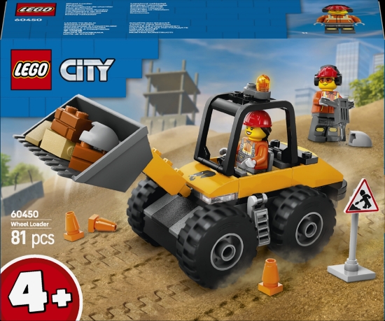 Slika LEGO® CITY Žuti građevinski utovarivač s kotačima 60450 