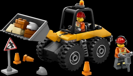 Slika LEGO® CITY Žuti građevinski utovarivač s kotačima 60450 