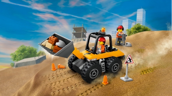 Slika LEGO® CITY Žuti građevinski utovarivač s kotačima 60450 