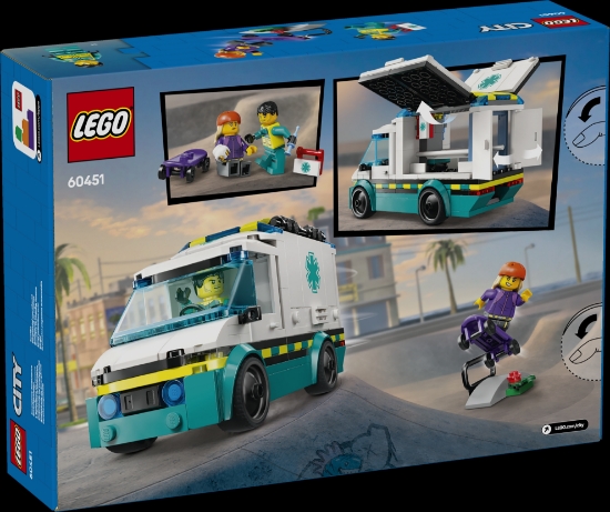 Slika LEGO® CITY Kola hitne pomoći 60451 