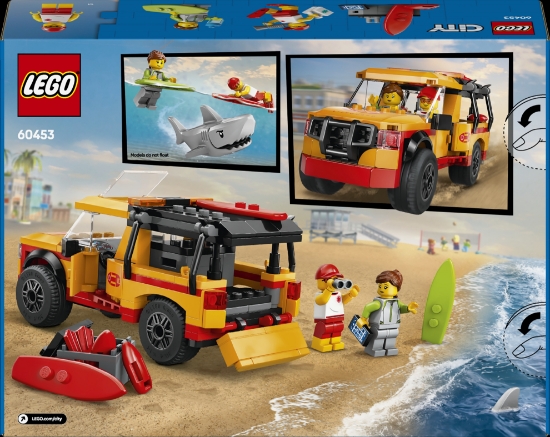 Slika LEGO® CITY 60453 Kamion spasilačke službe na plaži