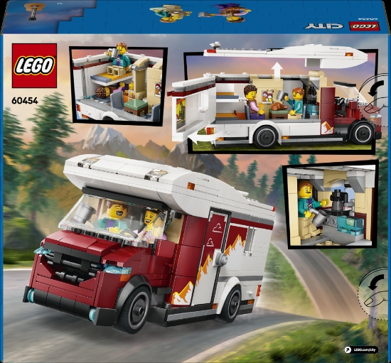 Slika LEGO® CITY Kamper za pustolovinu i odmor 60454 