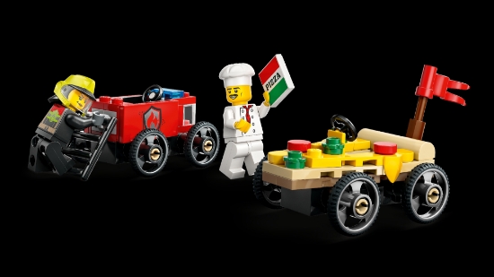Slika LEGO® CITY Auto dostavljača pizze vs. vatrogasno vozilo u utrci 60458 