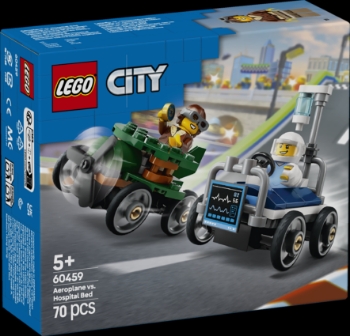 Slika LEGO® CITY Utrka avion vs. bolnički krevet 60459 