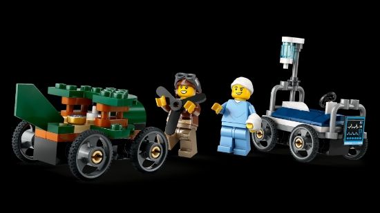 Slika LEGO® CITY Utrka avion vs. bolnički krevet 60459 