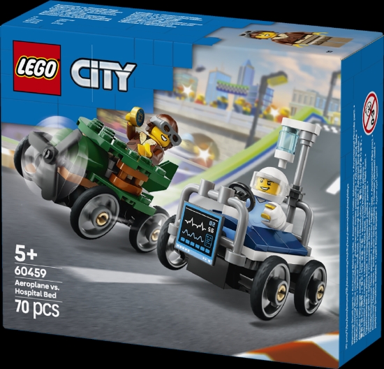 Slika LEGO® CITY Utrka avion vs. bolnički krevet 60459 