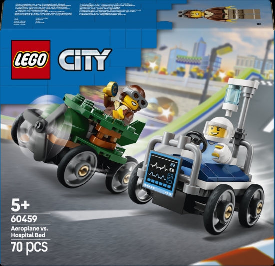 Slika LEGO® CITY Utrka avion vs. bolnički krevet 60459 