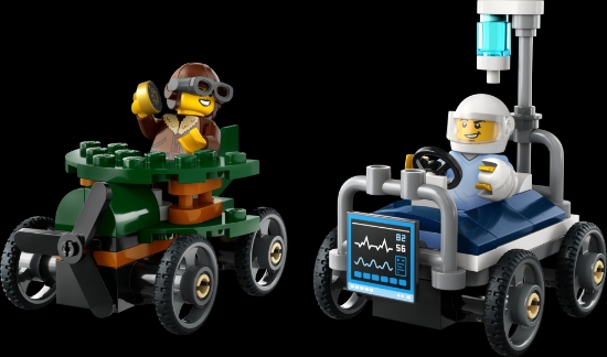 Slika LEGO® CITY Utrka avion vs. bolnički krevet 60459 