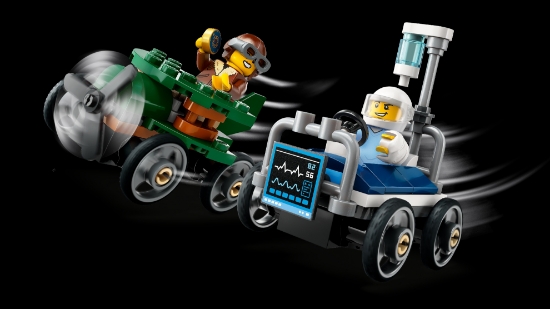 Slika LEGO® CITY Utrka avion vs. bolnički krevet 60459 