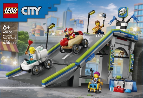 Slika LEGO® CITY Bez ograničenja: trkalište s rampom za automobile 60460 