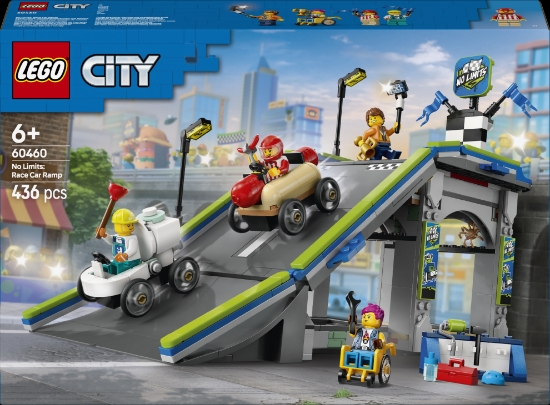 Slika LEGO® CITY Bez ograničenja: trkalište s rampom za automobile 60460 