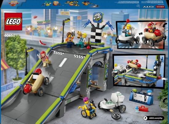 Slika LEGO® CITY Bez ograničenja: trkalište s rampom za automobile 60460 