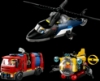 Slika LEGO® CITY 60462 Helikopter, vatrogasni kamion i podmornica