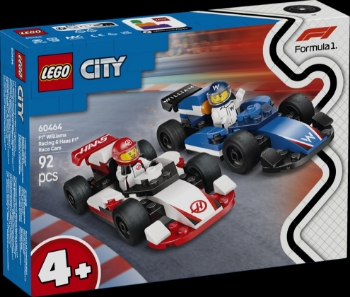 Slika LEGO® CITY Trkaći auti za F1® Williams i Haas 60464 