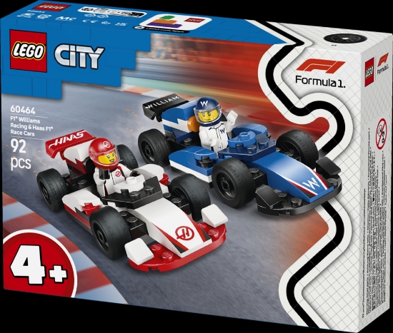 Slika LEGO® CITY Trkaći auti za F1® Williams i Haas 60464 