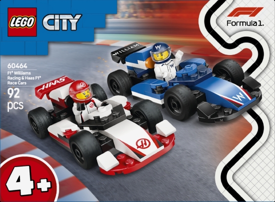 Slika LEGO® CITY Trkaći auti za F1® Williams i Haas 60464 